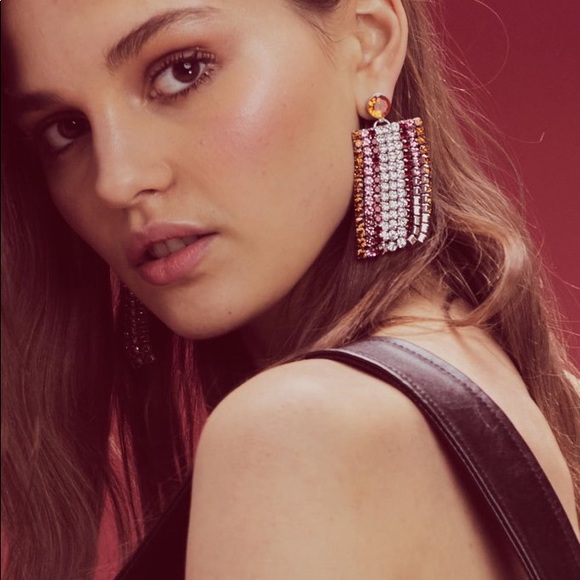 Bianca Crystal Earrings - Picture 2 of 7